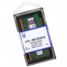 Memória SODIMM DDR3 1333MHz 4GB  KINGSTON - KTA-MB1333S/4G