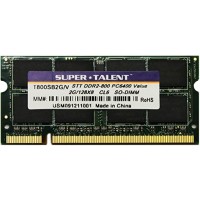 Memória SODIMM DDR2 800MHz 2GB SUPER*TALENT - T800SB2G/V