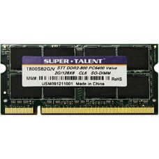 Memória SODIMM DDR2 800MHz 2GB SUPER*TALENT - T800SB2G/V