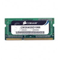 Memória SODIMM DDR3 1066MHz 4GB CORSAIR - CM3X4GSD1066