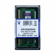 Memória SODIMM DDR3 1333MHz 4GB KINGSTON - KVR1333D3S9/4G