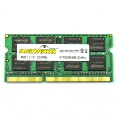 Memória SODIMM DDR3 1333MHz 4GB MARKVISION - MVTD3S4096M1333MHz