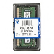 Memória SODIMM DDR3L 1600MHz 4GB  LOW VOLTAGE KINGSTON - KTD-L3CL/4G