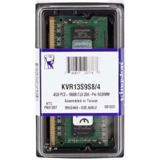 Memória SODIMM DDR3 1333MHz 4GB KINGSTON - KVR13S9S8/4
