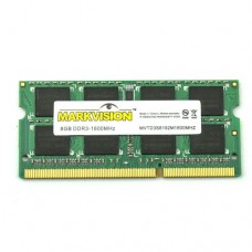 Memória SODIMM DDR3 1600MHz 8GB MARKVISION - MVTD3S8192M1600MHZ