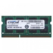 Memória SODIMM DDR3 1066MHz 4GB CRUCIAL - CT4G3S1067M