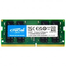 Memória 32GB SODIMM DDR4 3200MHz CRUCIAL - CT32G4SFD832A